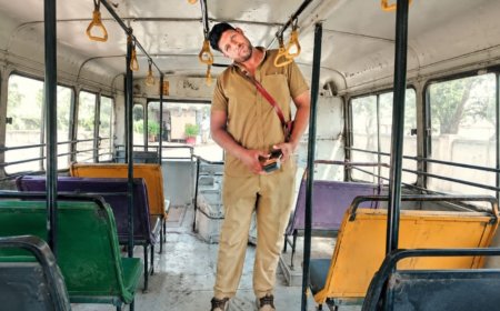 6 फीट 6 इंच की लंबाई बनी मुसीबत! बस की छत से हार गया कंडक्टर, अब मिली नई ड्यूटी?
