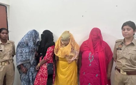 प्रयागराज में ब्यूटी पार्लर की आड़ में सेक्स रैकेट का भंडाफोड़, 4 महिलाएं समेत 6 गिरफ्तार
