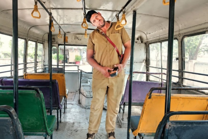 6 फीट 6 इंच की लंबाई बनी मुसीबत! बस की छत से हार गया कंडक्टर, अब मिली नई ड्यूटी?