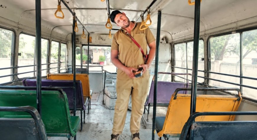 6 फीट 6 इंच की लंबाई बनी मुसीबत! बस की छत से हार गया कंडक्टर, अब मिली नई ड्यूटी?