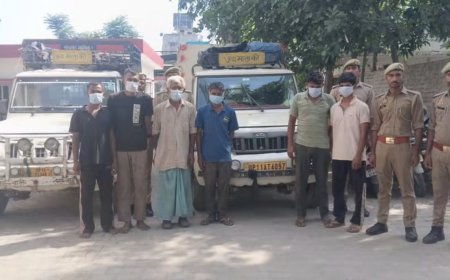 गौकशी पर बड़ी कार्यवाही 6 गौकश गिरफ्तार, नाम जानकर हो जायेंगे हैरान
